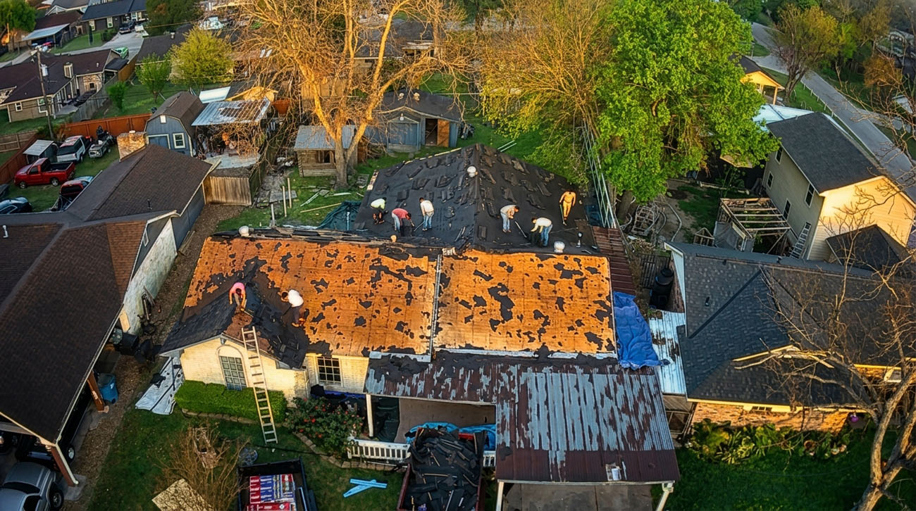 Roof repair and shingle installation in Porter, TX