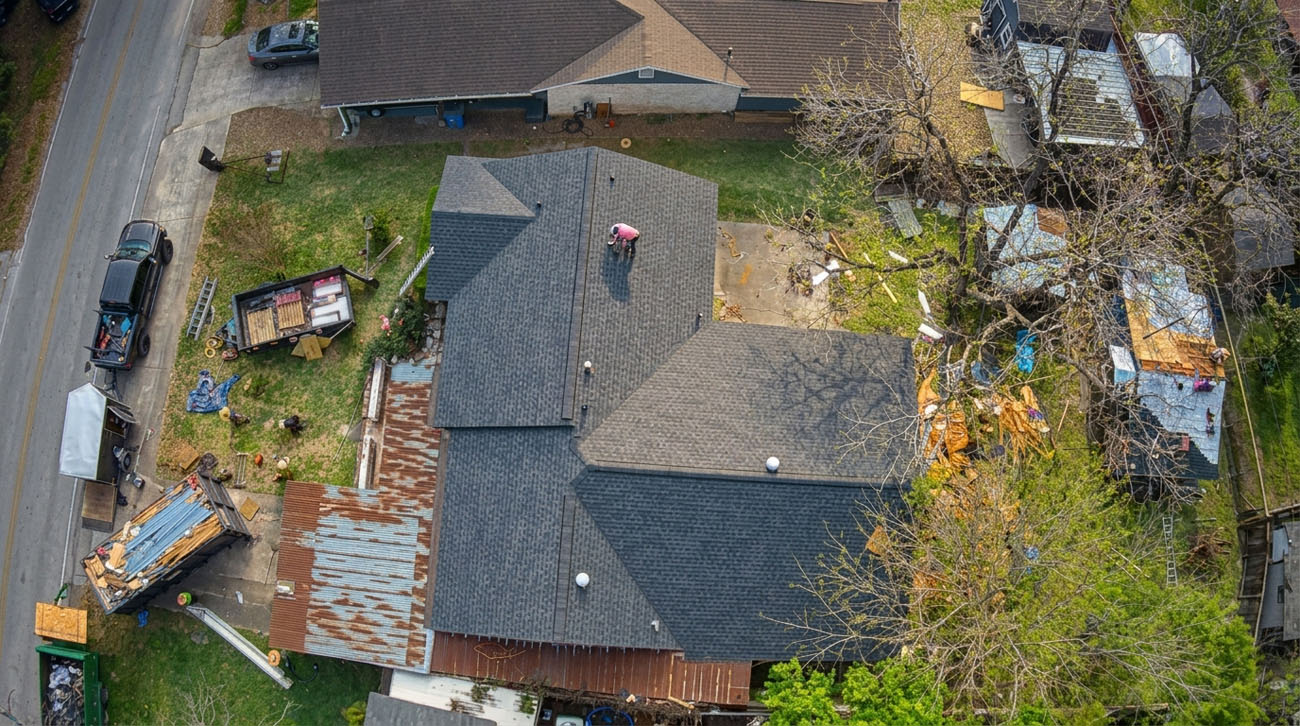 Professional shingle roofing service in the Greater Houston area